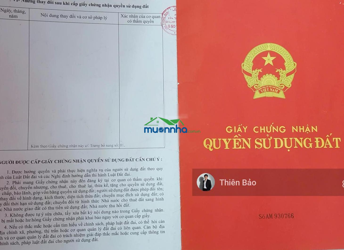 Bán nhà bán đất có 5 phòng trọ - diện tích 104m2 (4,5x20m nở hậu) - khu dân cư - chính chủ 1 đời - 2