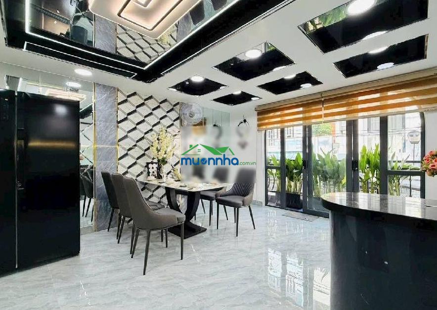 Nhà mới 5 tầng - hxh 4m - 50m2 - emart 2 gò vấp - phan huy ích - full nội thất - 6,3 tỷ tlcc - 3