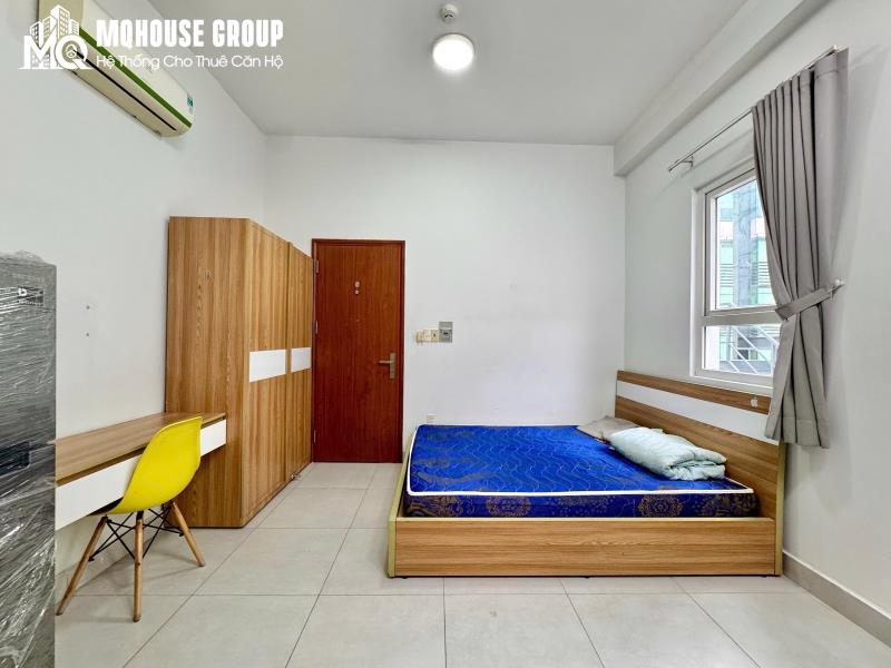 Studio thang máy, máy giặt riêng đi bộ tới đại học hutech, ngoại thương, gtvt, đường d5, ung văn khiêm, ngã tư hàng xanh - 3