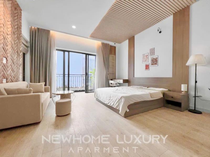 Cho thuê 1pn bancol 60m2 rộng rãi ngay huỳnh văn bánh - nguyễn văn trỗi giá cực tốt, hầm xe, thang máy, máy giặt riêng từng phòng - 4