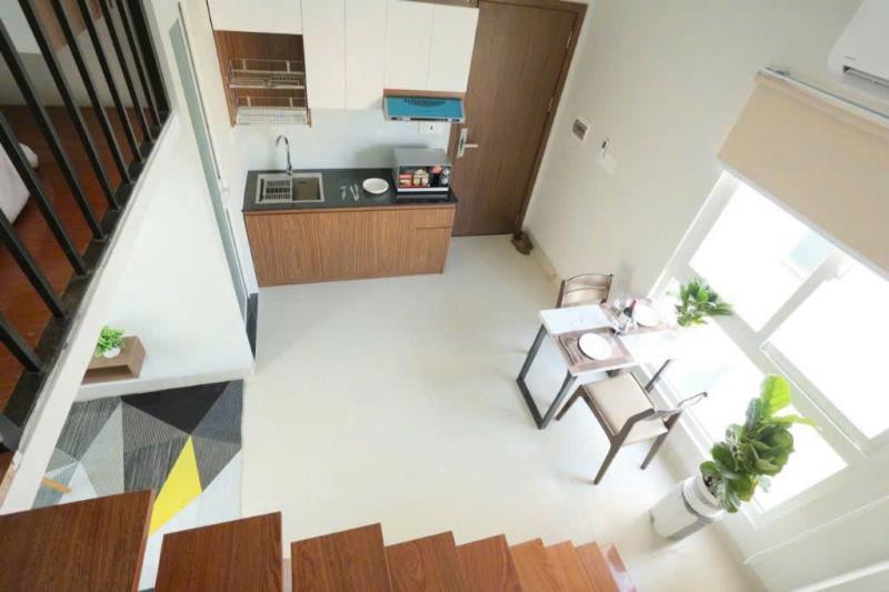 Duplex thang máy, hầm xe đi bộ tới đại học hồng bàng, uef, hutech, bờ kè hoàng sa quận 1 - 4
