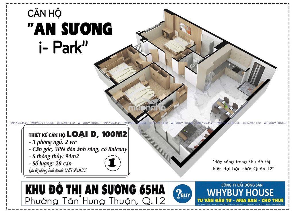 Cho thuê ch an sương ipark 54-100m2 nhà mới sạch đẹp tiện ích đầy đủ - 4