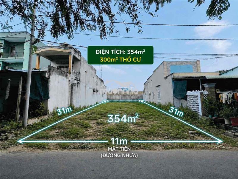Kẹt tiền cần ra gấp lô đất 354m2 (11x31) giá 510tr sang tên công chứng