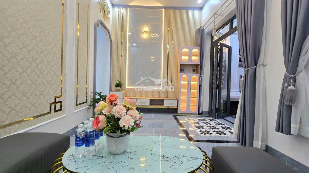 9 chủ bán nhà mới 100% kiểu tân cổ điển 100m2 đường xe 6t thông - 4