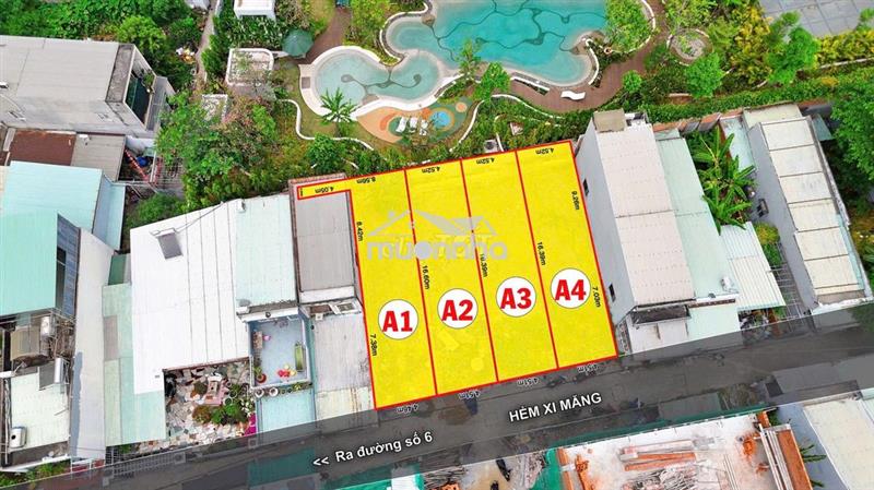 Hạ giá cần bán gấp lô a4 ngay đinh thị thi - chỉ 75tr/m2