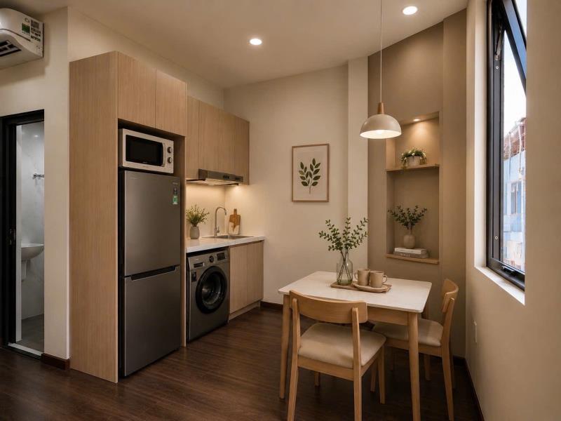 Duplex mới 100% , máy giặt riêng ngay nguyễn gia trí gần điện biên phủ, nguyễn hữu cảnh, ngã tư hàng xanh, đại học uef , hồng bàng - 3