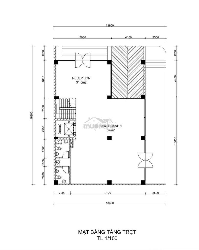 Cho thuê mặt bằng nguyễn huy tưởng, 120m2, lối đi riêng, sẵn fitout - 4