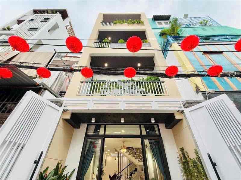 Cho thuê nhà p8 full nội thất