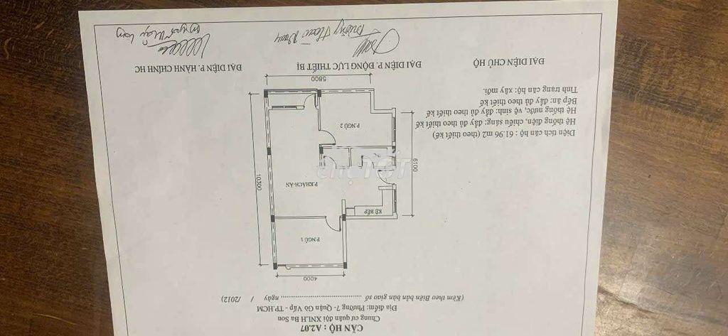 Bán căn hộ chung cư lầu 2 diện tích 61.69m2 - 3