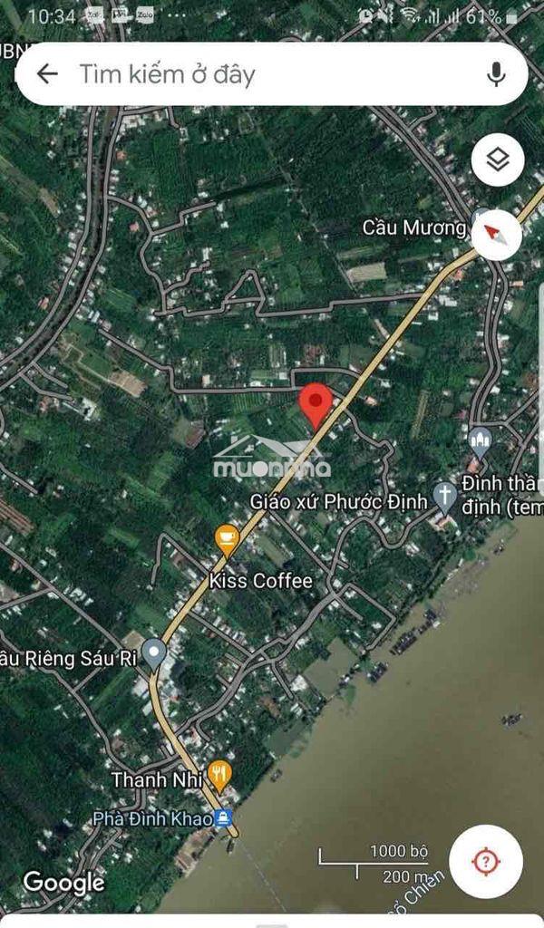 Đất vườn mặt tiền ql57, xã an bình, tỉnh vĩnh long (xã bình hoà phước