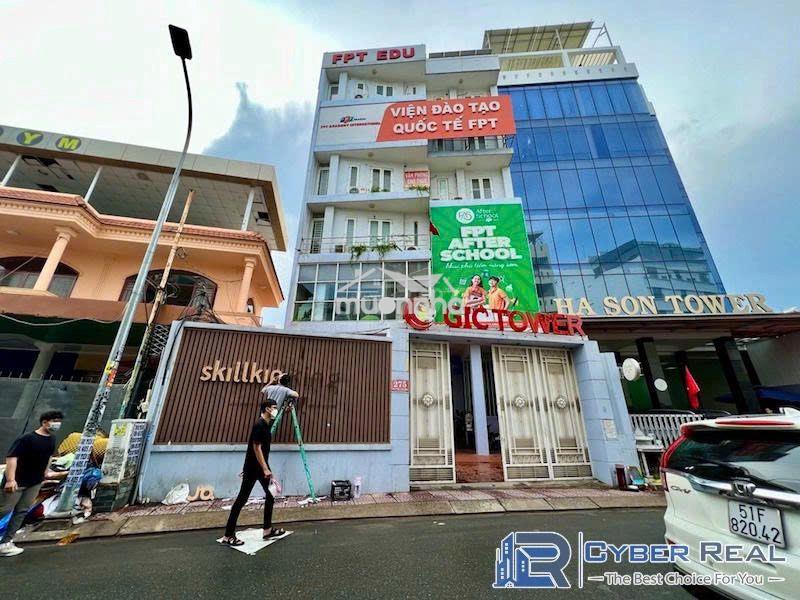 Cho thuê tòa nhà mặt tiền 275 nguyễn văn đậu, bình thạnh pccc đầy đủ - 2
