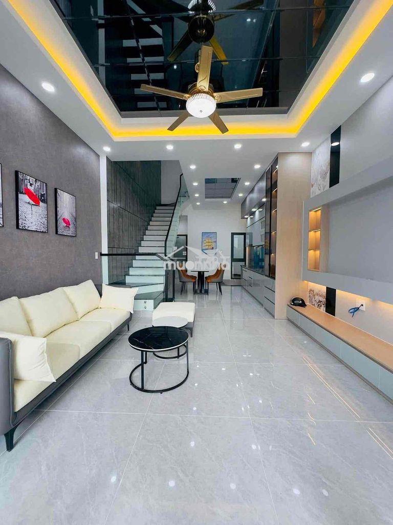 Bán nhà 1 trệt 2 lầu hẻm nguyễn bình gần vòng xoay ht3 trung tâm tdm - 3