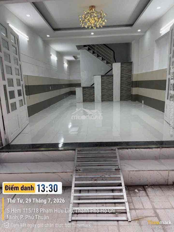 🦄 🦄 Nguyên căn 3phòng 5x13m hẻm phạm hữu lầu p.phú mỹ - quận 7
