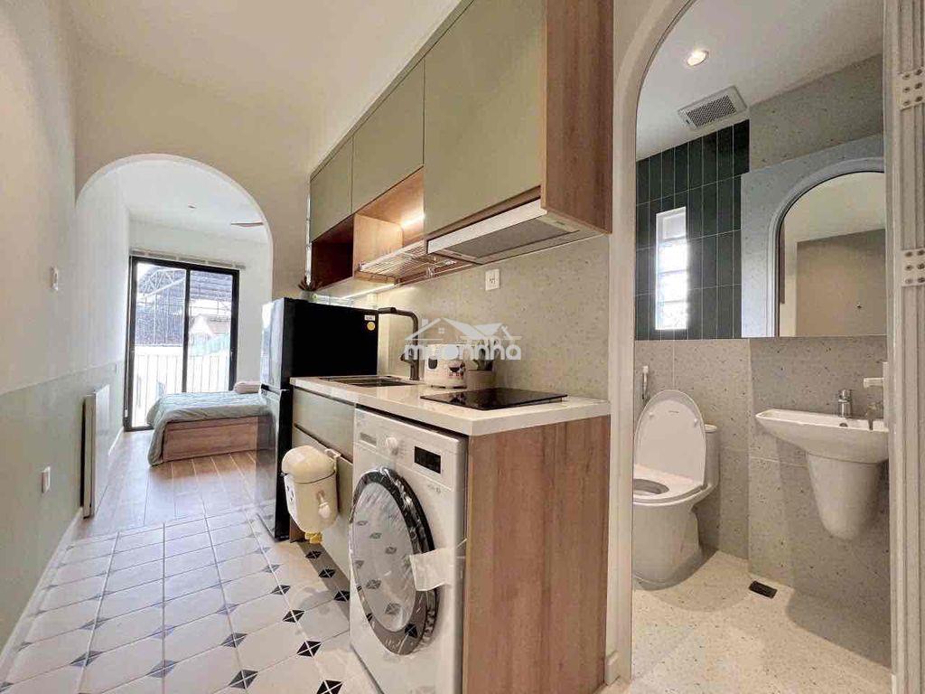Studio gần phạm văn đồng/sân bay - toà nhà thang máy - hầm xe - 3