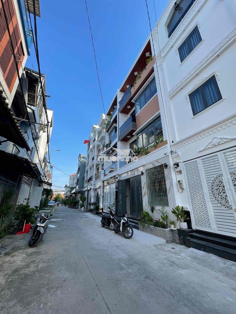 Nhà phố xây dựng mới có thang máy - đường thông 8m 2279 huỳnh tấn phát - 2