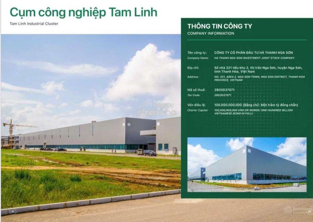 B.án lô đất phân lô vỉa hè,  kd đỉnh,  cổng kcn tam linh nga sơn 100m2 - 3