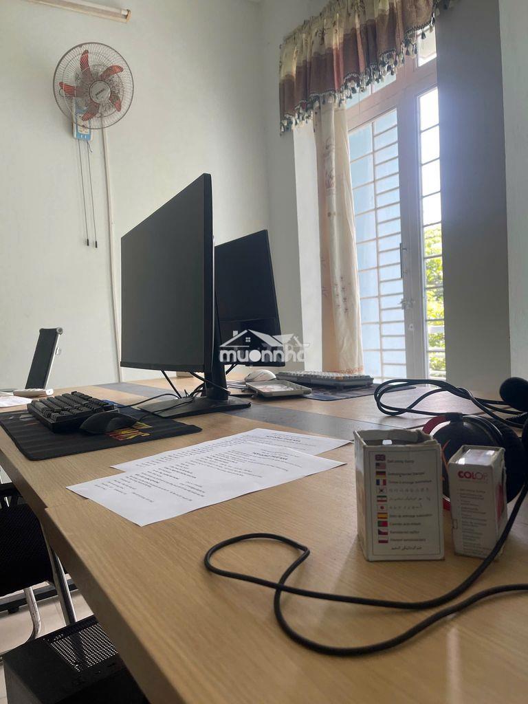 Cho thuê vp 207 huỳnh tấn phát có sẵn nội thất