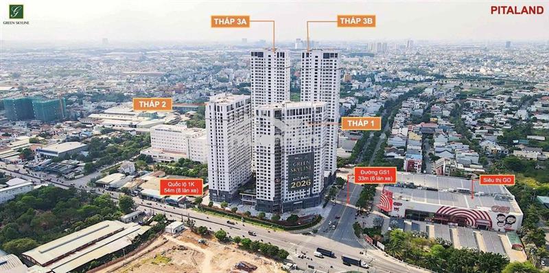 Giỏ hàng mở bán mới nhất căn 2pn2wc full nt giá 3,85 tỷ green skyline