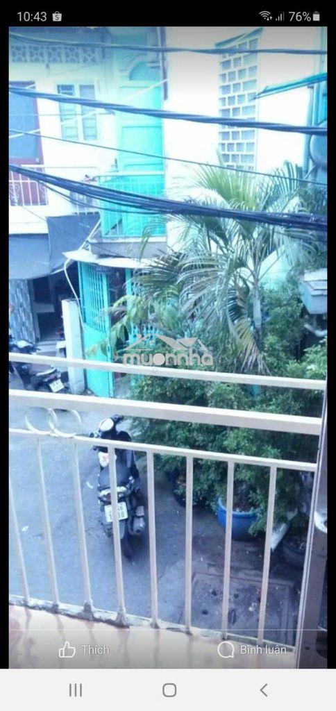 Cho thuê nhà hẽm xe hơi, bàhom quận 6, gần vòngxoayphúlâm, co ban cong