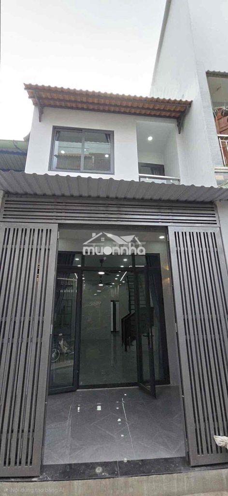 Bán nhà 4x14m, nở hậu 5m, hẻm xe hơi thông, 1 lầu, 3pn, tmt, q12