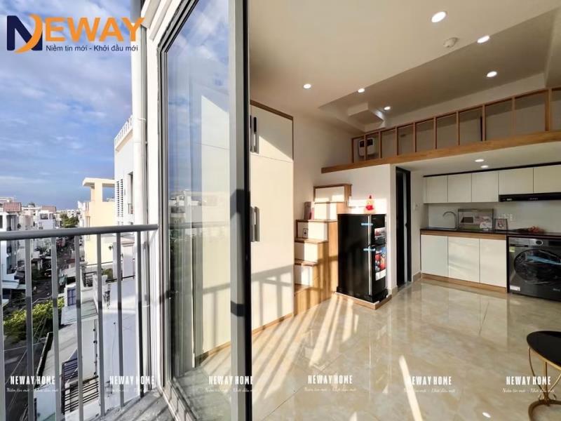 Cho thuê duplex ban công gần đầm sen - 2