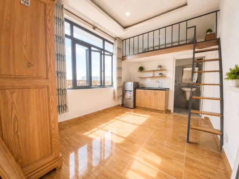 Duplex gác cao gần học viện hàng không - huflit ba gia - huflit trường sơn - sân bay tân sơn nht quận tân bình