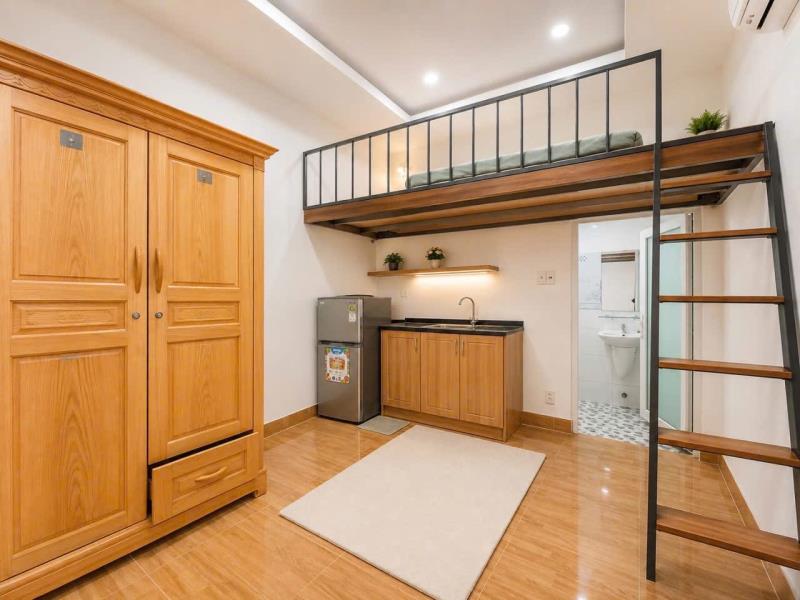 Duplex gác cao gần học viện hàng không - huflit ba gia - huflit trường sơn - sân bay tân sơn nht quận tân bình - 3