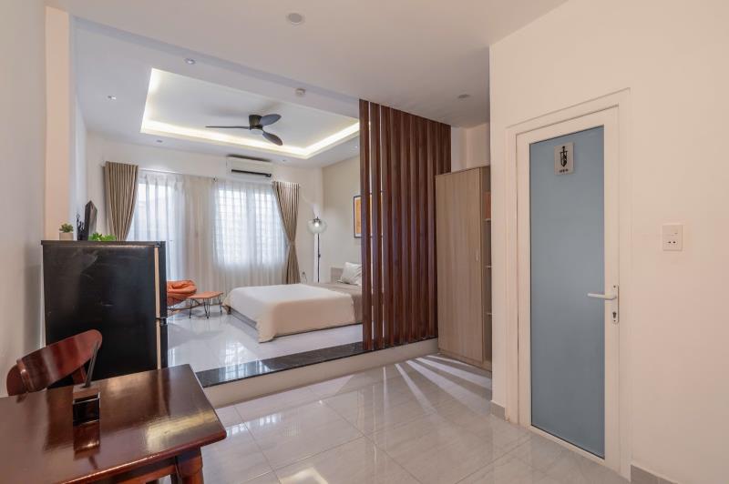 Cho thuê chung cư mini balcony mới 99% - cầu thị nghè - đh hutech - hồng bàng - uef - landmark 81 - metro văn thánh