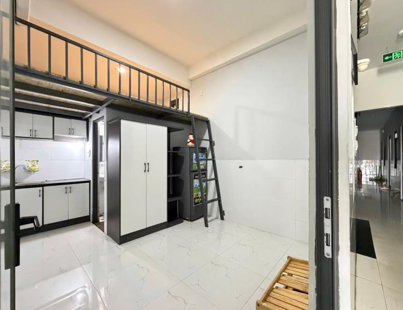 Phòng cho thuê dạng duplex - ban công - full nội thất | cách đh văn hiến 5’ đi xe