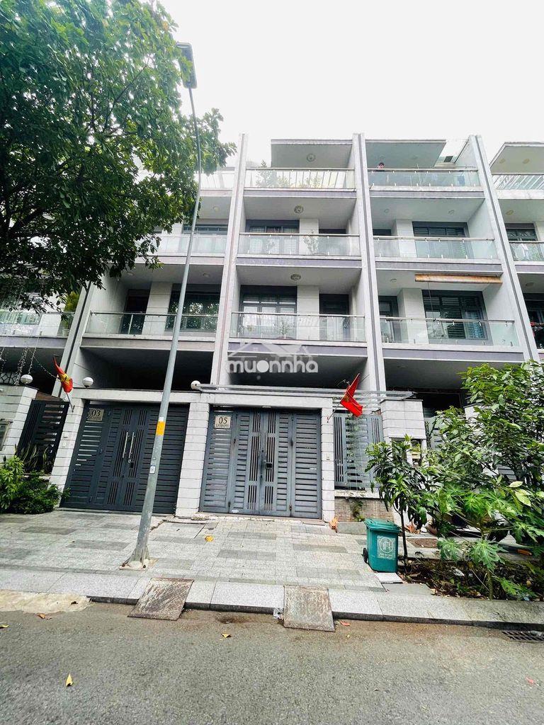 Nhà nguyên căm 5x22m hầm 4 lầu, 5pn - 1mb - st  tại vạn phúc city