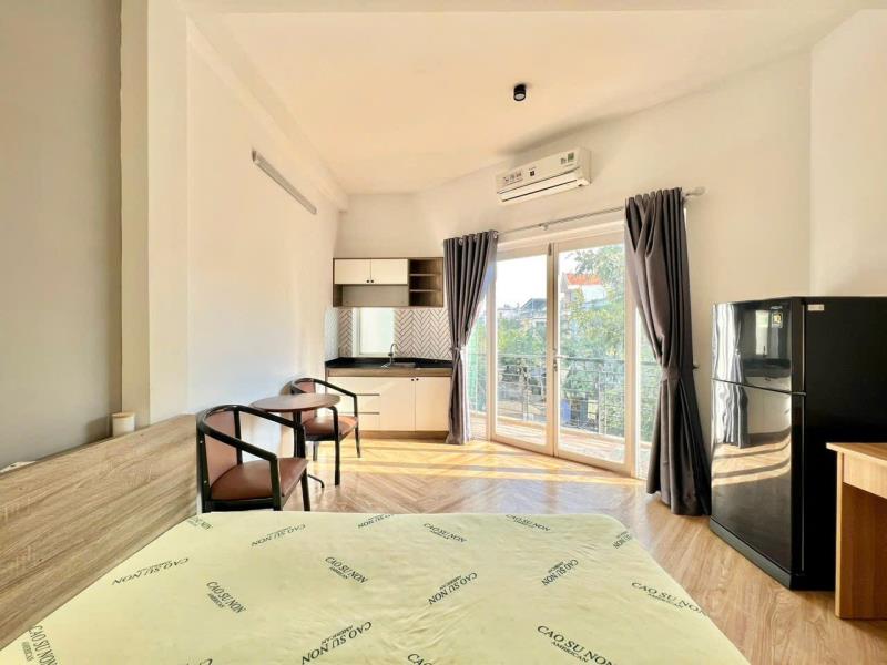Studio ban công - full nội thất - ngay dh văn lang, iuh  - 4