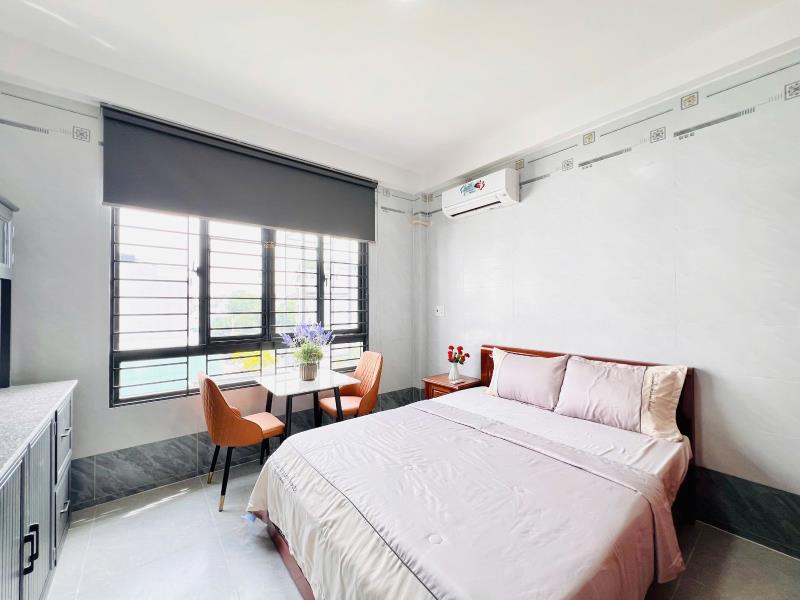 🏠 Studio cửa sổ trời nội thất 6 người ở gần đh công thương – đh văn hiến