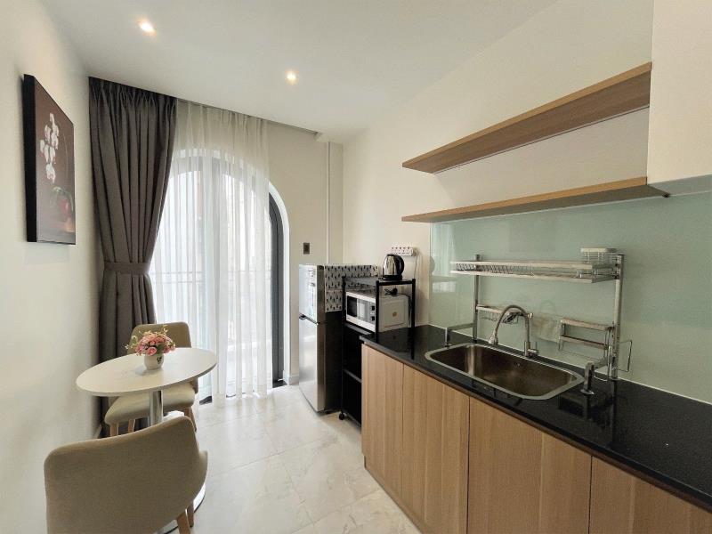 Cho thuê căn hộ 1pn balcony - thang máy - cầu thị nghè - đh hutech - hồng bàng - uef - isb - landmark 81