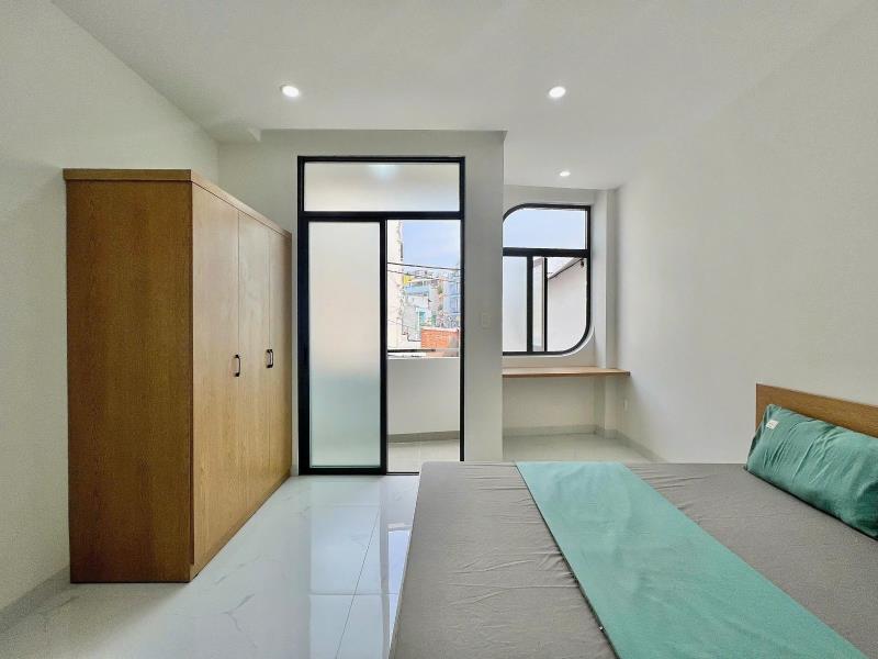 Phòng studio bancon cửa sổ trời thoáng full nội thất gần học viện hàng không, bệnh viện thống nhất - 3