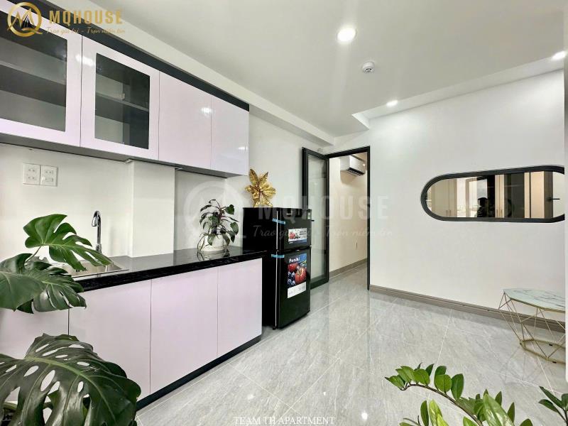 Cho thuê căn hộ 1 phòng ngủ bùi đình túy – ban công – thang máy - 3