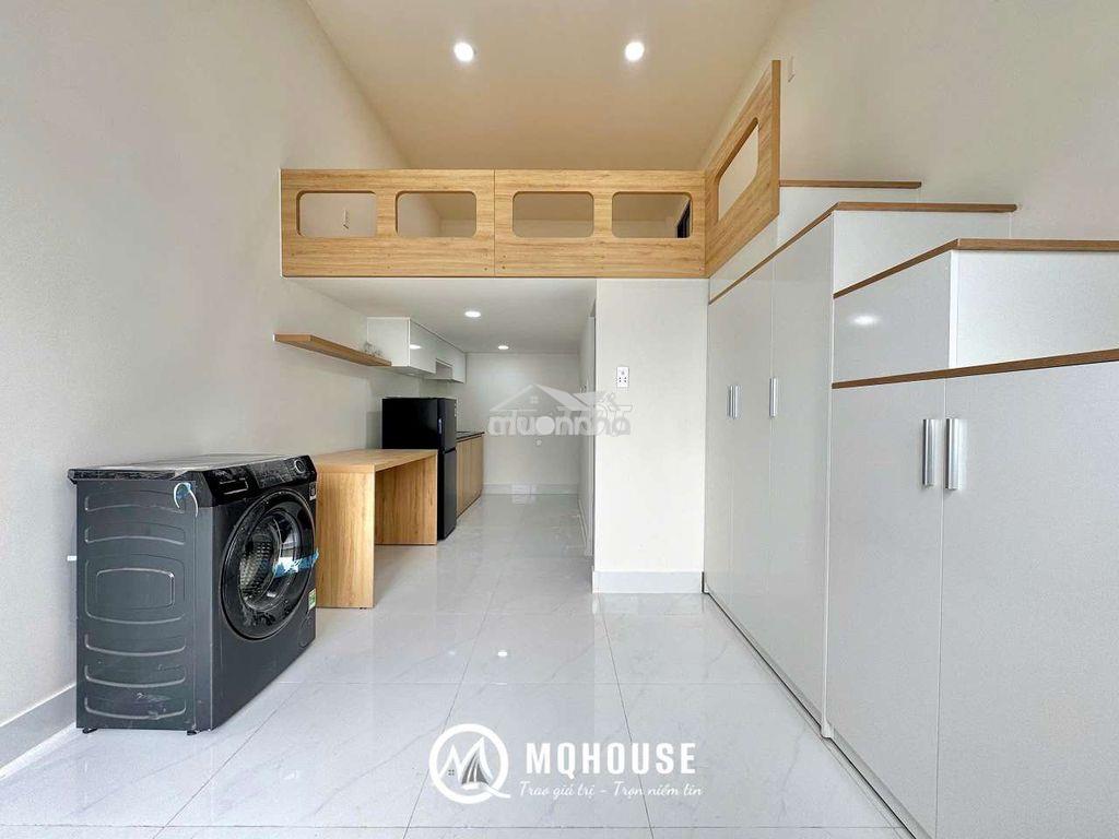 Phòng gác tone gỗ hiện đại rộng rãi gần etown cộng hòa - hvhk cs2 - Ảnh 3