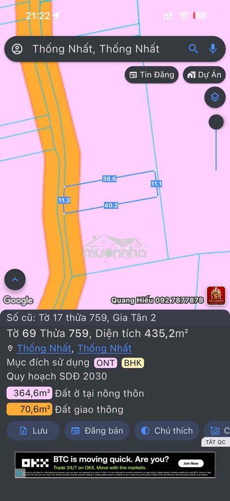 Cần tiền bán gấp đất full thổ cư - 4