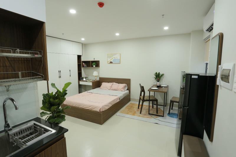 Cho thuê căn hộ full nội thất gần ngã tư hàng xanh đường bạch đằng, bình thạnh - 4