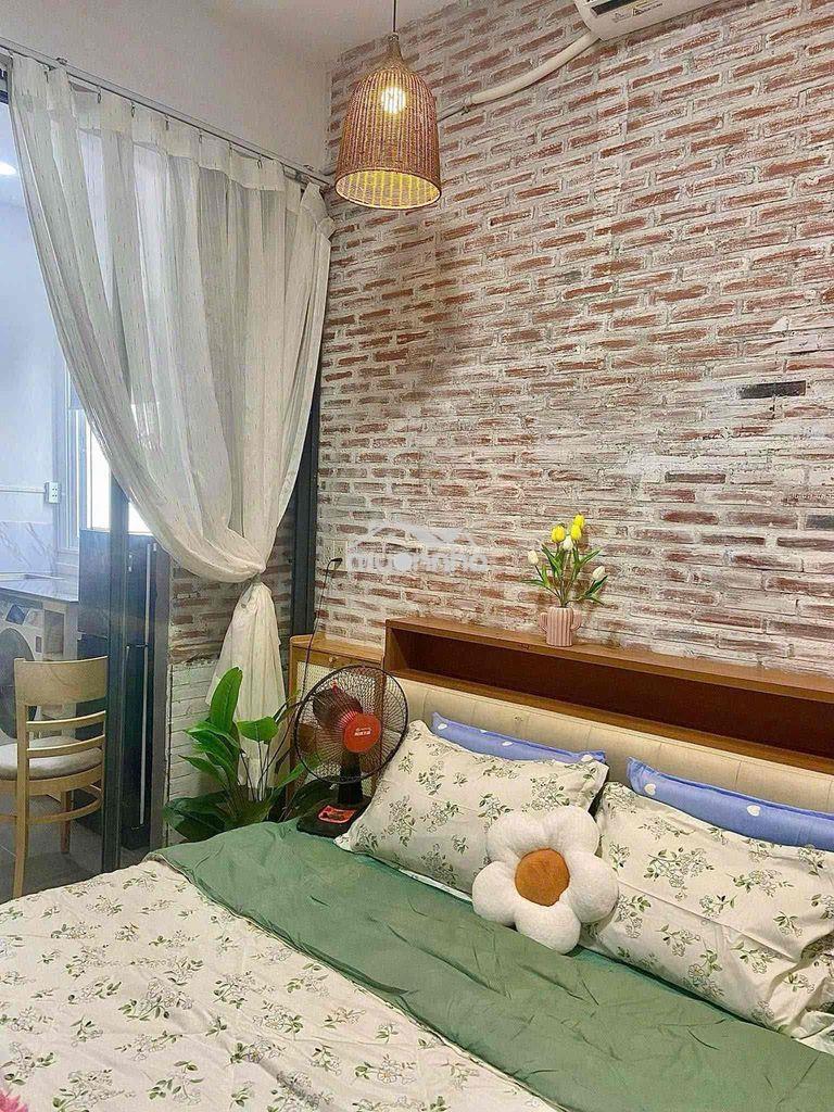 Cho thuê căn hộ tách bếp cửa sổ máy giặt riêng full nội thất tân định - 4