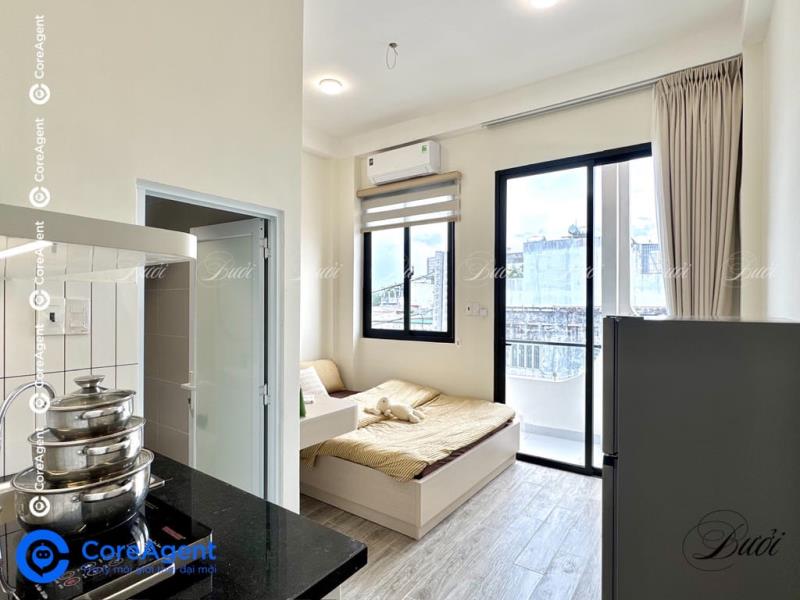 Căn hộ ban công cho thuê giá rẻ full nt gần đầm sen - 2