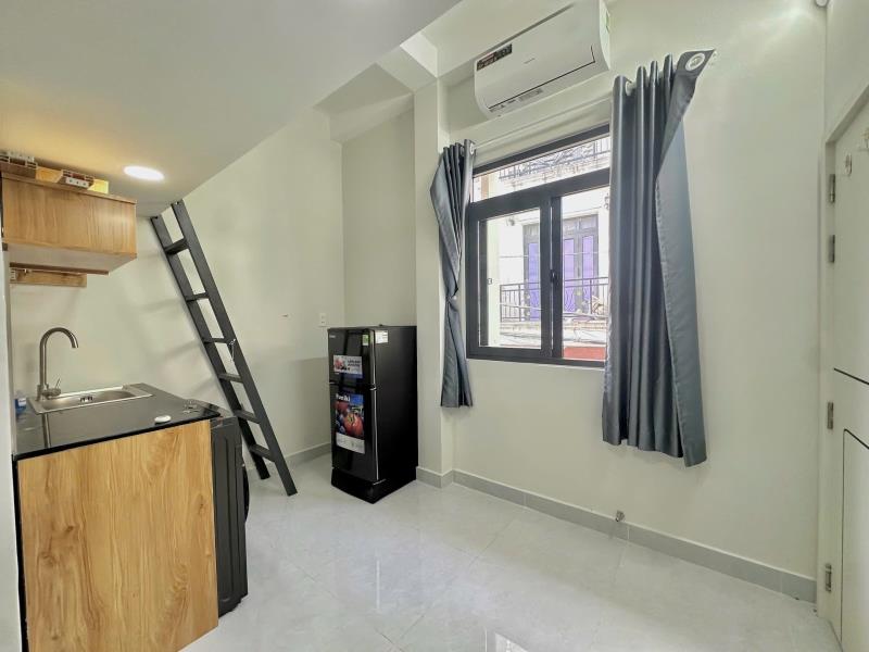 Cho thuê căn hộ máy giặt riêng, ban công trung tâm bình thạnh - 2
