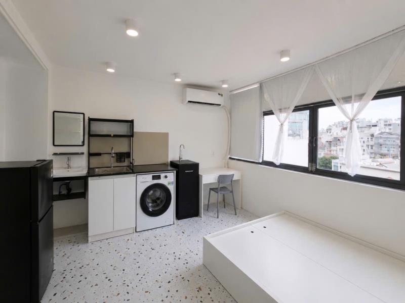 Phòng studio giá chỉ từ 4tr2 là có phòng, full nội thất, ở được 2-4 người