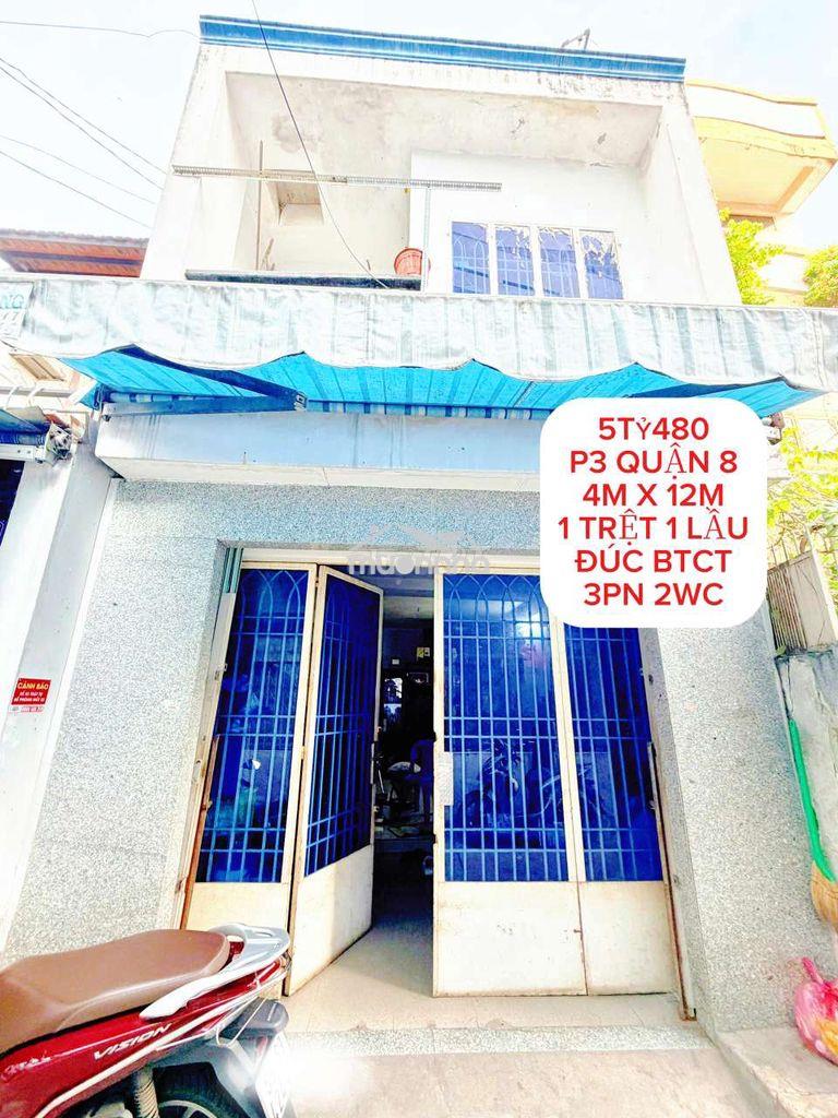 5.48 tỷ nhà bán phường 3 quận 8