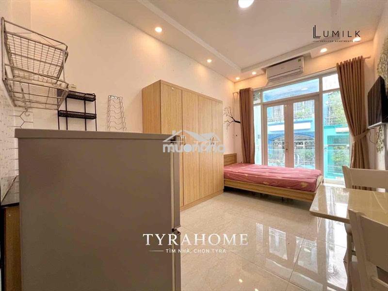 Cho thuê căn studio ban công thoáng full nt gần cầu nguyễn văn cừ q1
