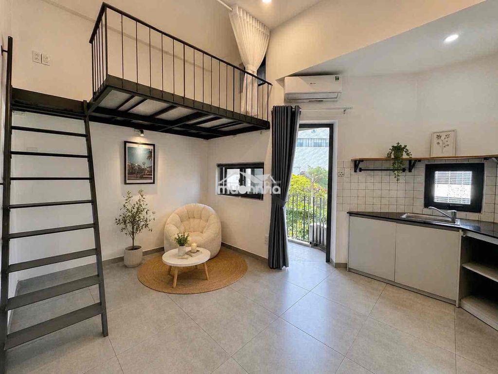 Căn hộ đẹp gác cao giá rẻ ban công rộng 40m2 gần vlu, ulaw, uef,quận 1 - 2