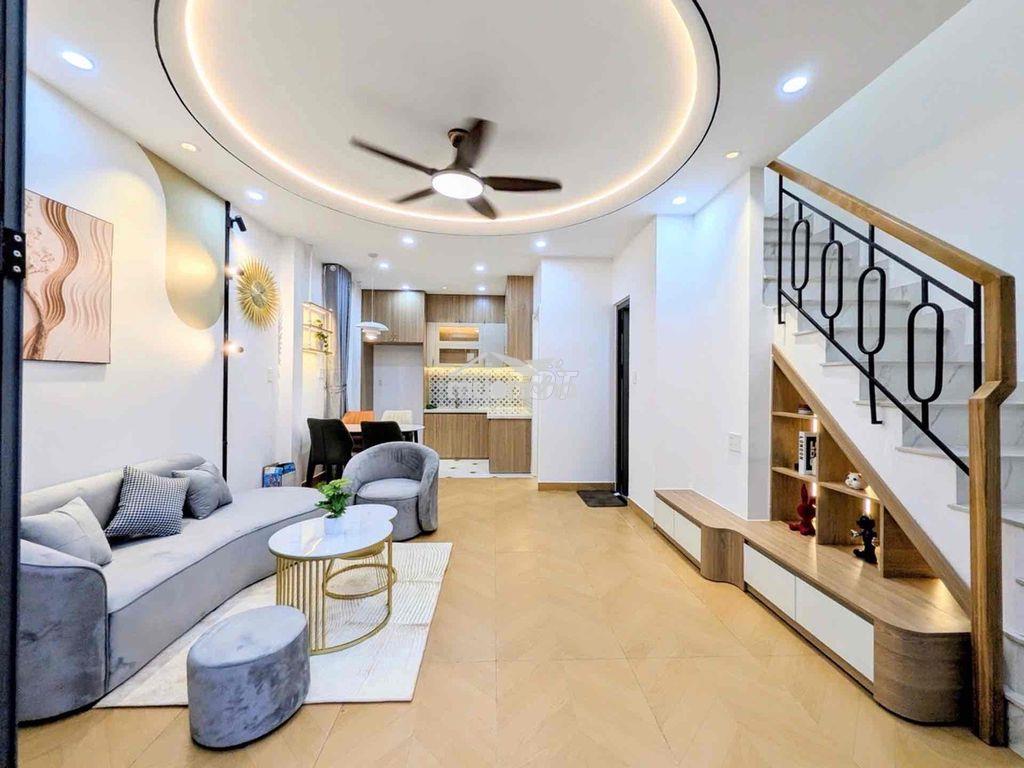 Nhà mới  45m2 - sát hẻm xe hơi thông nguyễn văn đậu,bình thạnh - 2
