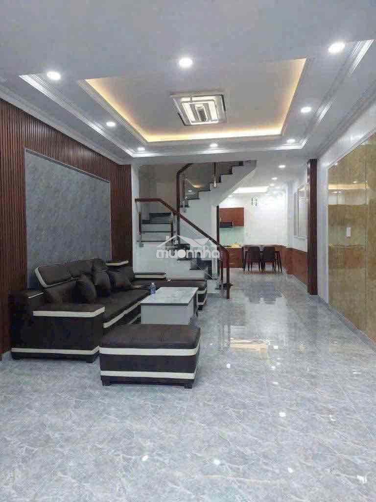 Cho thuê nhà 1 lầu 2pn full nội thất ngay nguyễn thị thập - chợ tân mỹ