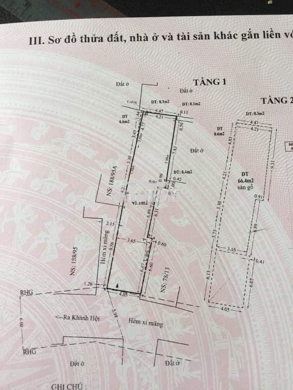 Cần bán nhà hẻm xe hơi