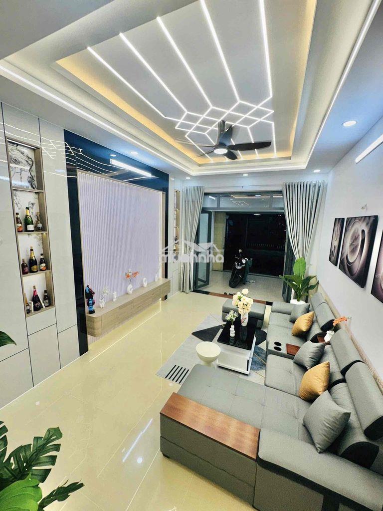 Nhà 4x19 3 lầu 6 phòng có nội thất đường bình trị đông - Ảnh 3
