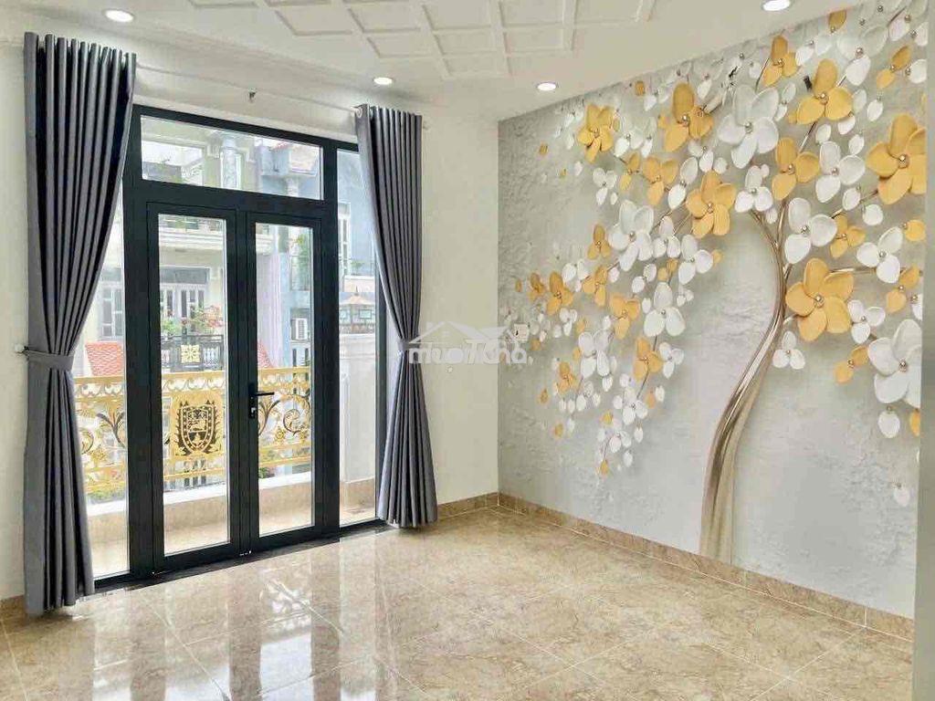 Mới đẹp(4x16m) lê văn quới 1lửng 3lầu+st 5pn 5vs hẻm xe tải - 4